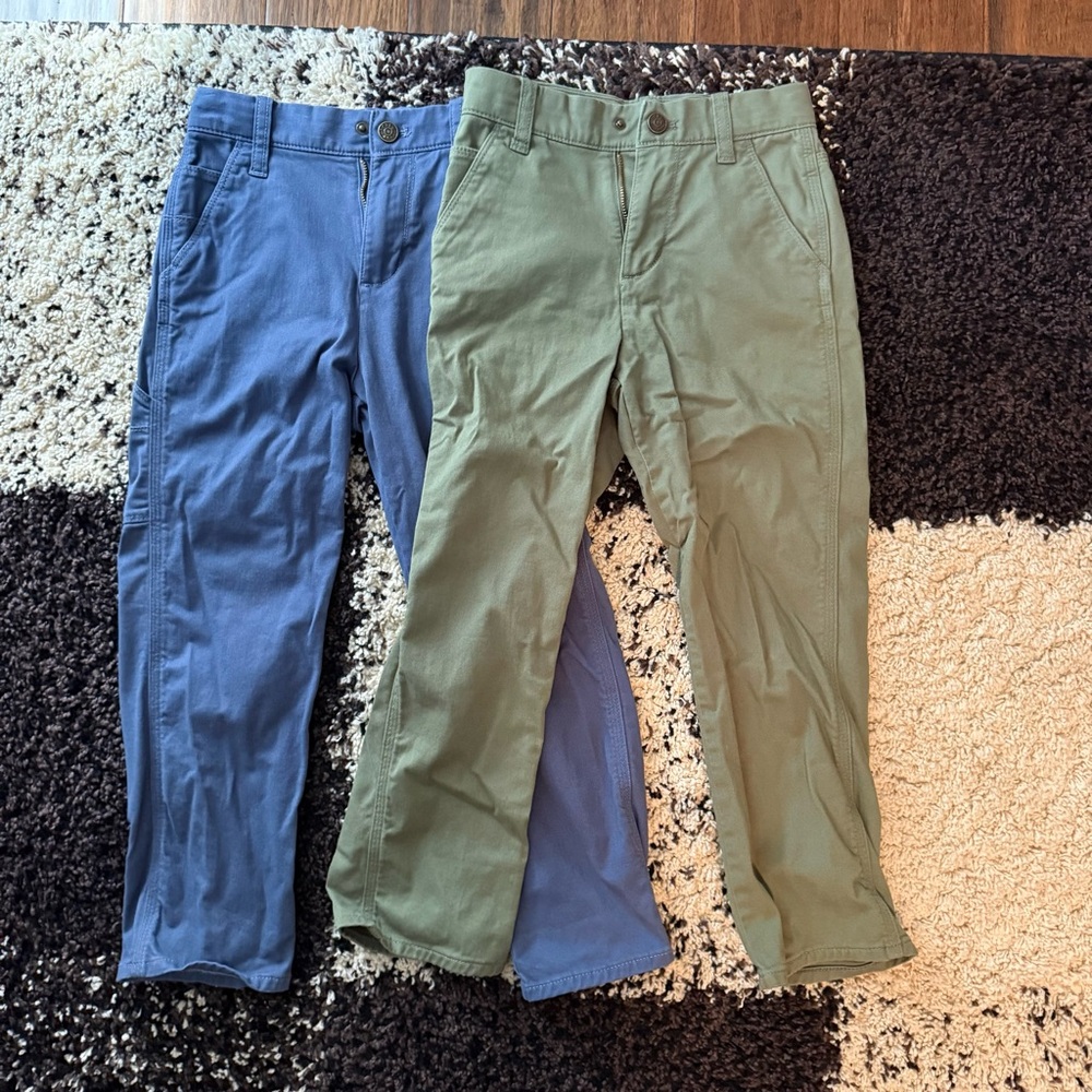 Crewcuts Kids Casual Pants in Blue and Green